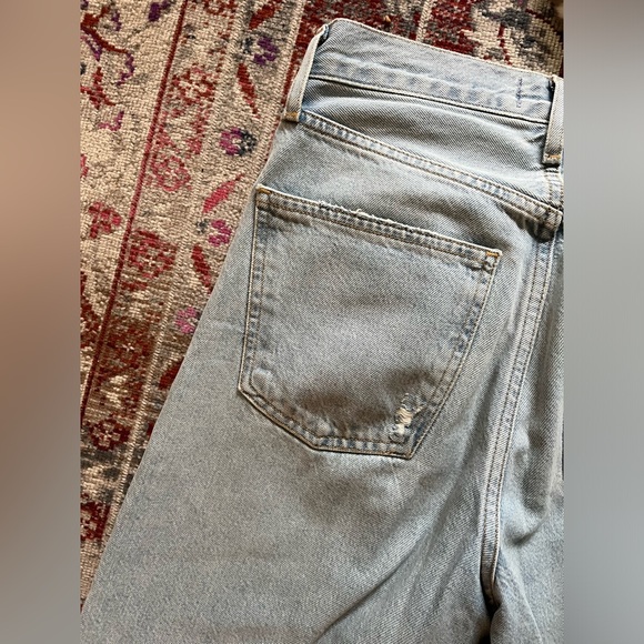 Agolde 90s Mid Rise Loose Straight Jeans in Snapshot, tag size 23 - Picture 3 of 6